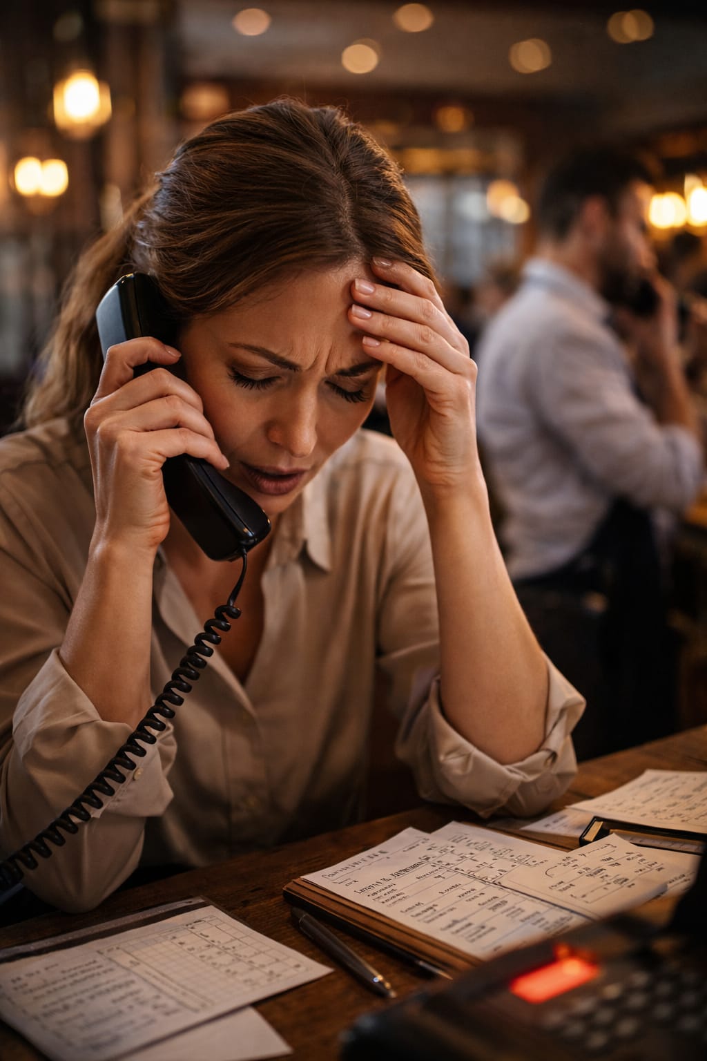 Stressful phone order management